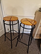 2x Ikea Agne Bar Stools Multi