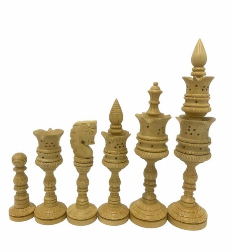 Chess set hand carved - chess, king