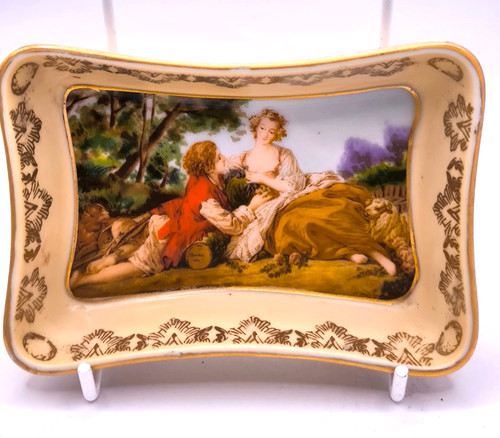 Decorative porcelain trinket - decorative,