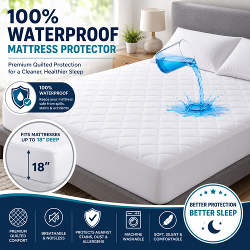 Mattress protector fitted - protector,