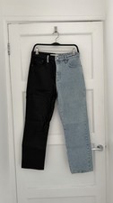 Topshop Straight Jeans, Bleach