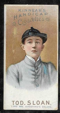 KINNEAR CARD:   JOCKEYS  - TOD