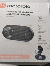 Motorola Dual HD Lens Camera Dash Cam Spares Or Repair WiFi GPS Car Van