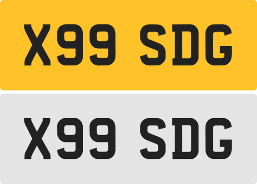 Sdg private number plate - sdg,