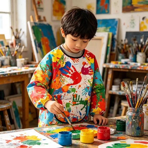 Art apron for kids - apron,