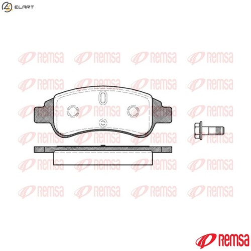 Brake pad set disc - brake,