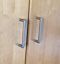 IKEA ATTEST 2x HANDLES PACK 320mm 12.5" BRUSH STAINLESS CABINET DRAWER DOOR NEW