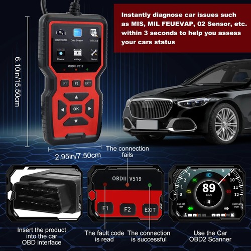 2026 v519 obd2 scanner - obd2,
