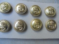 8 royalnavy button king crown