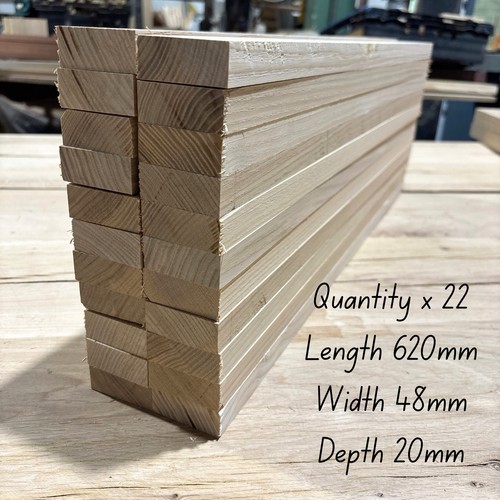 Planed ash offcuts - planed,