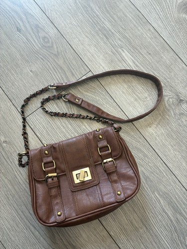 Jane norman brown faux - norman, leather