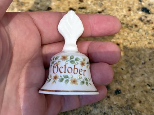 October vintage bell miniature - vintage,
