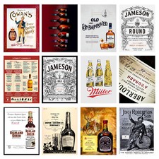 Alcohol retro metal - retro,
