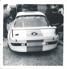 BMW CSL 1970s B&W PHOTOGRAPH