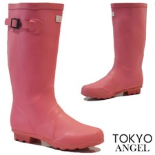 LADIES WATERPROOF WELLIES RAIN SNOW FESTIVAL GARDEN WELLINGTON FLAT BOOTS SIZE 