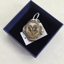 Victorian Hair Memorial Brooch