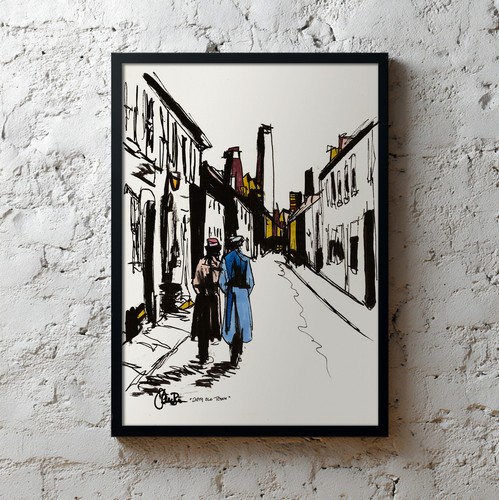 Original painting framed - original,