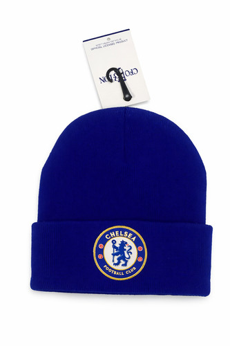 Chelsea blue beanie hat - chelsea, fc
