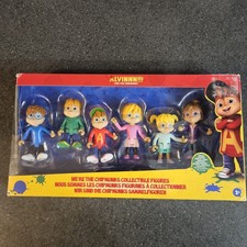 Alvin and the Chipmunks Collectable Figures x6 - with Original Box - Great Cond.