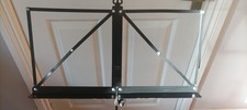 Black Konig And Meyer Folding Music Stand Used