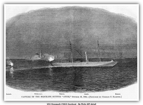 Uss howquah gunboat - uss, (1863)