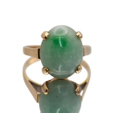 Gold Ring 14ct Yellow Oval