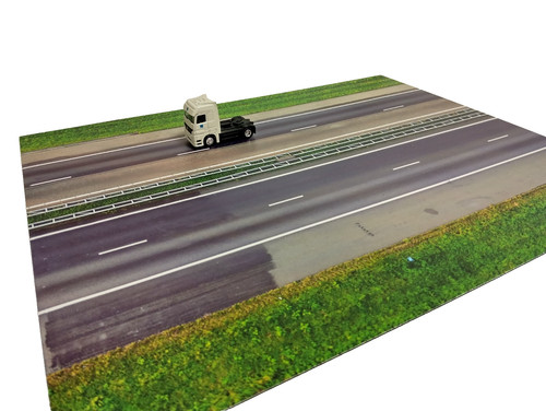 Highway road diorama base - diorama, ho