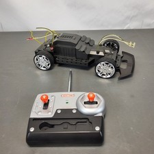 Meccano Erector Build Your Own RC Car Bare Car And Remote Control Only Working 