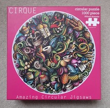 CIRQUE Robert Frederick Circular 1000 Piece Jigsaw Puzzle 