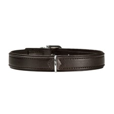 Hunter Brown Dog Collar - Faux