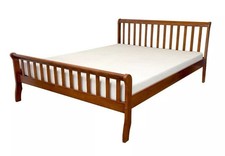 Milan Wooden Bed- Available in 5ft Dark Oak