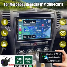 DAB+ For Mercedes Benz SLK R171 2004-2011 Android 14 Car Stereo Radio GPS Navi