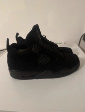 Mens Jordan 4 Black Cats Size