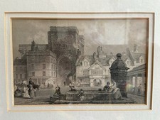 Small Framed Engraving of