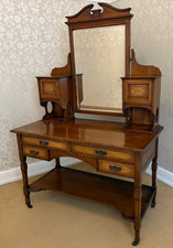 Antique Edwardian Solid Oak