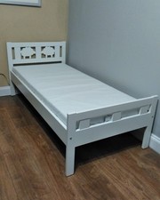 IKEA KRITTER  Children's Toddler Bed + Mattress, 75 x 165 cm, mint condition.
