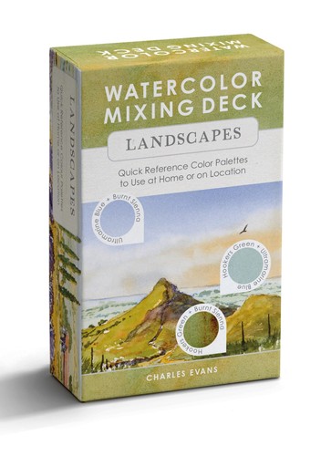Watercolor mixing deck - mixing,