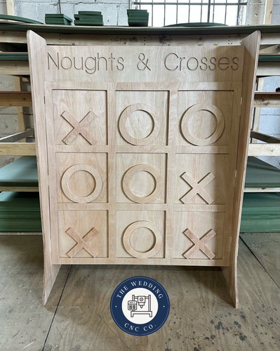 Giant noughts crosses - giant, wooden
