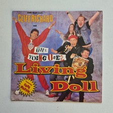 CLIFF RICHARD  LIVING DOLL/{ALL THE LITTLE FLOWERS ARE}HAPPY   7" VINYL