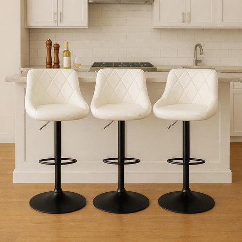 3pcs adjustable bar stools - 3pcs,