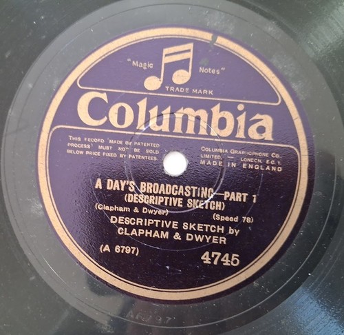78rpm clapham dwyer - clapham,