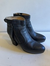 Acne Studios Black Leather Ankle Boots Size 37 (uk4)