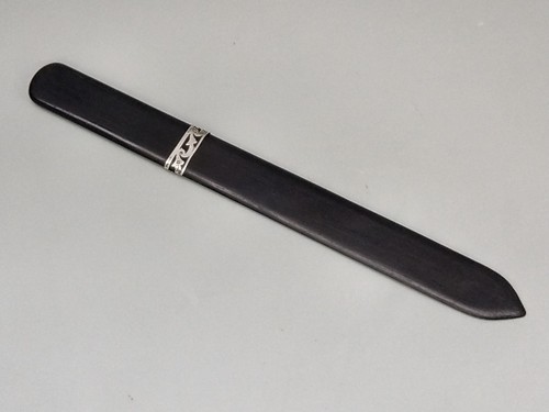 Antique ebony letter - ebony, opener