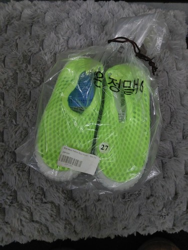 Lime white beach shoes - white,
