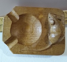 Mouseman Oak Ashtray Robert