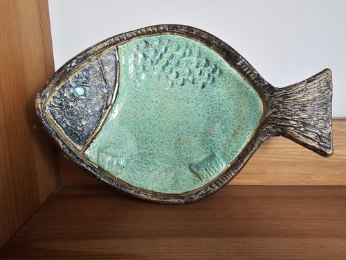 Studio art fish shaped trinket - fish,