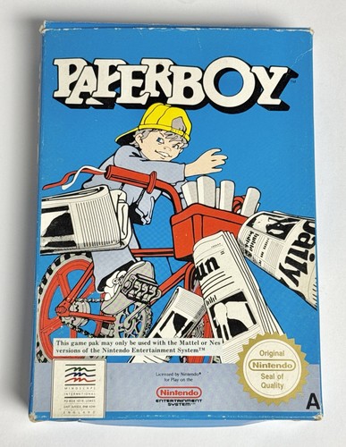 Paperboy boxed nes - paperboy,