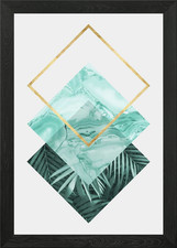 Botanical polygons IV Framed
