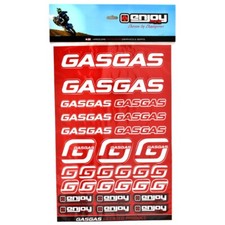 Enjoy MFG Sticker Sheet Red