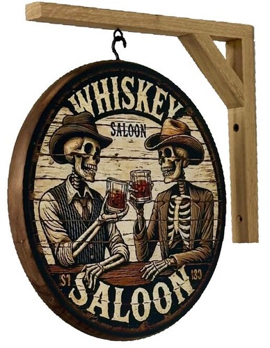 Whiskey saloon skeletons 2 - whiskey, skeletons,